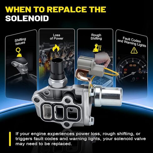 VTEC Solenoid VVT Spool Valve with Gasket for Honda Accord 1998-2002, Odyssey 1998, CL 1998-1999 - Replaces 15810-PAA-A02, 917-281 - Compatible with Civic 1.7L 2001-2005 in Saudi Arabia