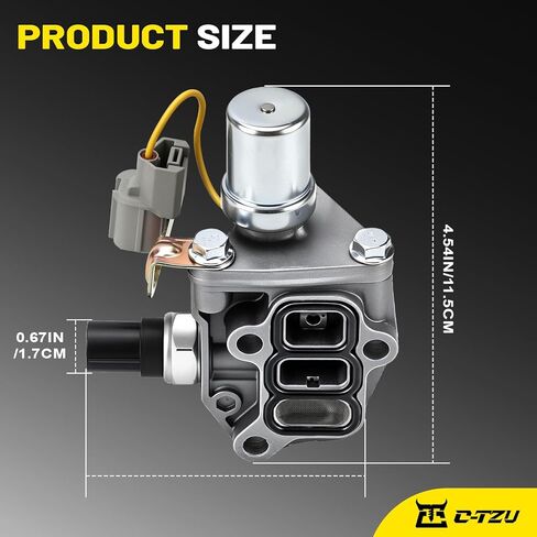 VTEC Solenoid VVT Spool Valve with Gasket for Honda Accord 1998-2002, Odyssey 1998, CL 1998-1999 - Replaces 15810-PAA-A02, 917-281 - Compatible with Civic 1.7L 2001-2005 in Saudi Arabia