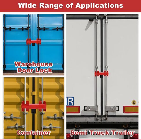 قفل المعدات، قفل باب البضائع الثقيلة، قفل حاوية الشحن الفولاذي المطلي بالمسحوق، قفل باب نصف مقطورة مضاد للسرقة، ملحقات شبه شاحنة مقاومة للصدأ وأمن المقطورة (مجموعة) in Kuwait