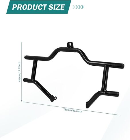 Engine Guard for Touring Crash Bar Front Highway Motorcycle Fit for Harley Road Glide Road King Street Glide Electra Glide CVO Trike FLTR FLHR FLHX 2009-2025 Black in Kuwait