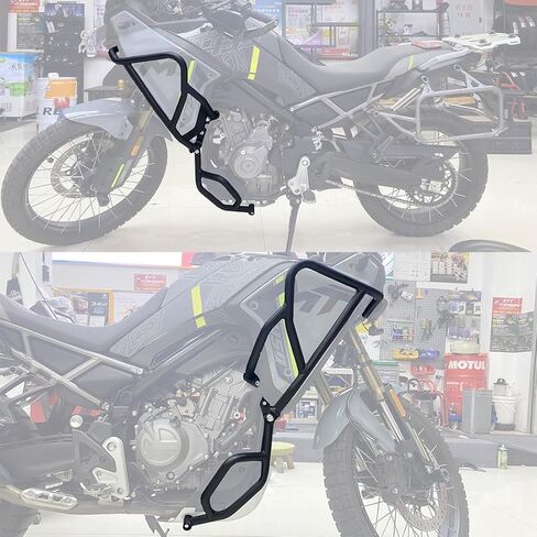 شريط حماية المحرك للطرق الوعرة لـ CFMOTO 450MT CF450MT Ibex 450 2024 2025 2026، قضبان التصادم العلوية السفلية للطرق السريعة، مصد حماية المحرك، ملحقات 450MT in Kuwait