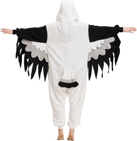 Adult Seagull Costume Onesie Pajamas Seagull Onesie Animal Halloween Christmas Cosplay in Kuwait