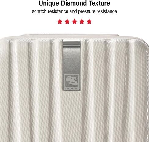 Hanke Hardshell Luggage Sets 2 Piece Extra Large Suitcases with Lock,28 Inch Luggage with Spinner Wheels, Travel Suitcase for Women Men 20 29Inch,Ivory White in Saudi Arabia