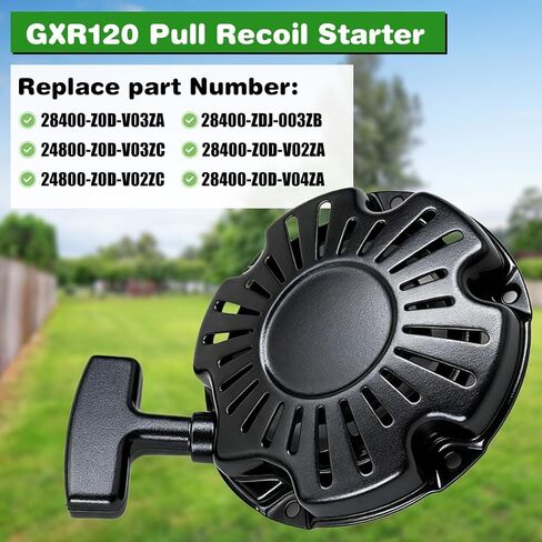 ZeeKee 2 قطعة سحب بداية الارتداد مجموعة بدء الارتداد لهوندا GX100 GX100U GX100RT 98.5CC 2.8HP 3HP المحرك، لـ Multiquip Mikasa MTX60 MTX70 MTX70HD Rammer، استبدال 28400-ZDJ-003ZA، 28400-Z0D-V04ZA in Saudi Arabia