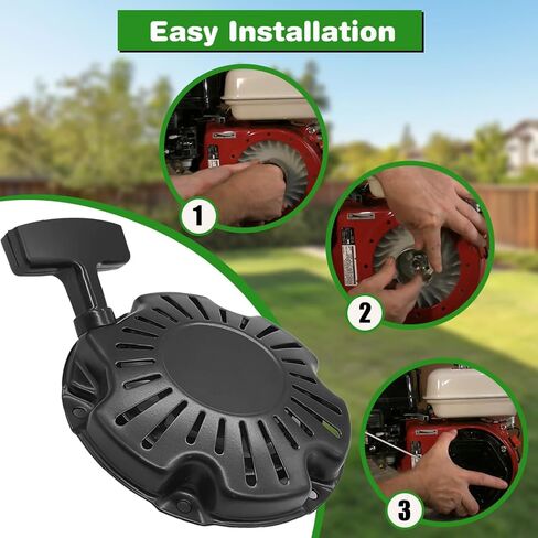 ZeeKee 2 قطعة سحب بداية الارتداد مجموعة بدء الارتداد لهوندا GX100 GX100U GX100RT 98.5CC 2.8HP 3HP المحرك، لـ Multiquip Mikasa MTX60 MTX70 MTX70HD Rammer، استبدال 28400-ZDJ-003ZA، 28400-Z0D-V04ZA in Saudi Arabia