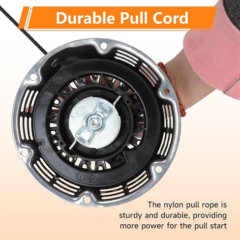 FVRITO 212cc سحب بداية الارتداد مجموعة بداية متوافقة مع بريداتور 212 كولمان CT200U CT200U-EX BT200X B200R دراجة صغيرة KT196 Go Kart 6.5HP 196cc GX160 GX200 Clone Engine أجزاء جزازة العشب فضية in Saudi Arabia