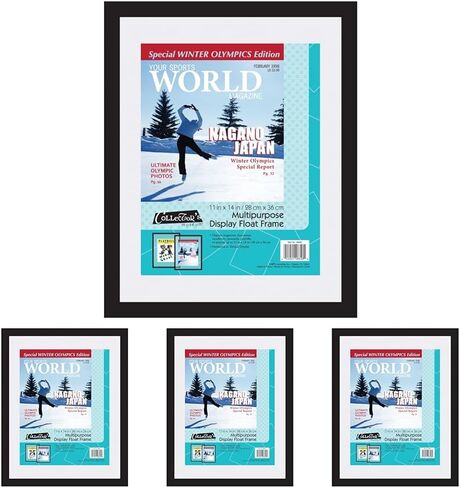 MCS 11x14 Inch Magazine Display Float Frame (46646) , White in Saudi Arabia