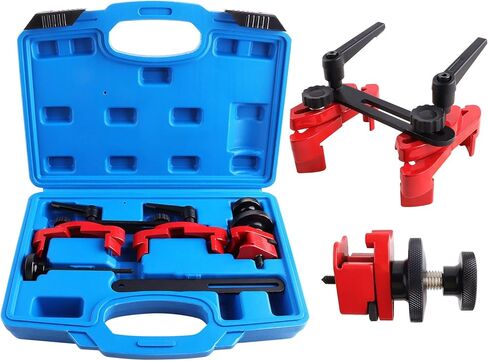 مجموعة أدوات توقيت عمود الحدبات العالمية 37950 مفتاح قفل عمود الحدبات القابل للتعديل ومجموعة حامل البكرة لكاميرا عادم السحب، تناسب معظم المركبات in Kuwait