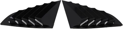 2020-2023 Compatible with BMW 2 Series F44 ABS rear triangular blinds, car rear window triangular deflectors, air guide decorative panels(Matte black) in Kuwait