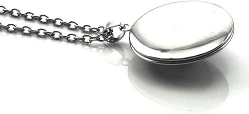 DianaL Boutique Horse Locket Pendant Necklace 24" Stainless Steel Chain Glass Cabochon Art Picture Jewelry in Saudi Arabia