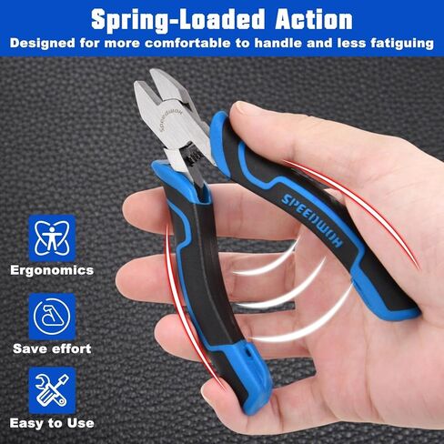 SPEEDWOX 5 بوصات كماشة أنف مستديرة صغيرة مع كماشة سلكية دائرية كماشة أنف مستديرة دقيقة أدوات صنع المجوهرات كماشة دائرية صغيرة لصنع المجوهرات كماشة مجوهرات خرزية يدوية الصنع in Kuwait