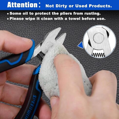 SPEEDWOX 5 بوصات كماشة أنف مستديرة صغيرة مع كماشة سلكية دائرية كماشة أنف مستديرة دقيقة أدوات صنع المجوهرات كماشة دائرية صغيرة لصنع المجوهرات كماشة مجوهرات خرزية يدوية الصنع in Kuwait