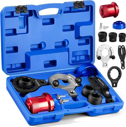13PC Rear Drive Axle Differential Installer Remover Tool Set Fit For BMW M2 M3 M4 M5 E70 E71 E82 E90 E91 F12 F13 X3 X5 7 Series Replace 335040 335050 335060 335080 with 27/34/37 Teeth Socket in Saudi Arabia