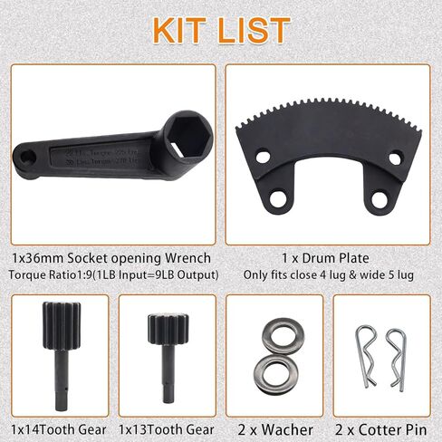 000133 Torque Multiplier Leverage Tool Compatible with Classic Vw Bug/Volkswagen Beetle, 36mm Axle Nut and Flywheel Gland Nut Removal & Installation Tool in Saudi Arabia