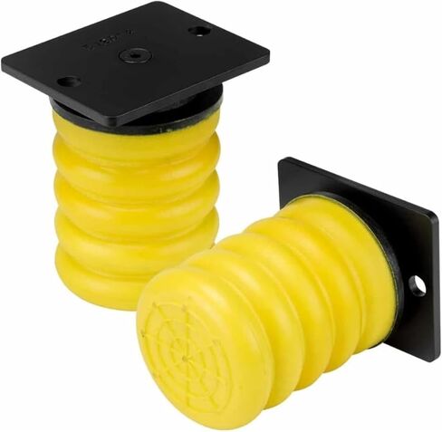 نظام مساعد التعليق الخلفي Super Springs باللون الأصفر لمركبات RAM 2500 3500 4500 5500 | ترقية نظام التعليق لدعم الحمل الثقيل | يقلل من الترهل ويحسن الاستقرار والتحكم | SSR-302-54 in Kuwait