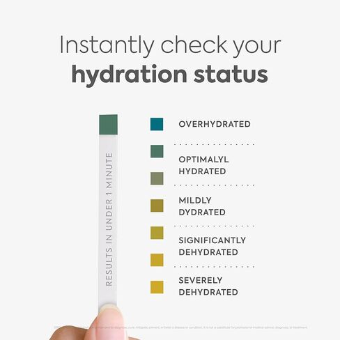 DIAGNOX Hydration Urine Test Strips - Urine Specific Gravity Test Strips for Accurate Hydration Monitoring - Individually Packaged and Clinical Grade [30 Tests] in Kuwait