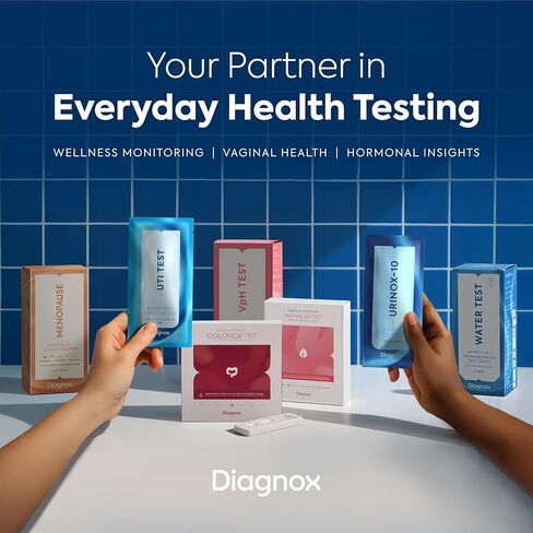 DIAGNOX Hydration Urine Test Strips - Urine Specific Gravity Test Strips for Accurate Hydration Monitoring - Individually Packaged and Clinical Grade [30 Tests] in Kuwait