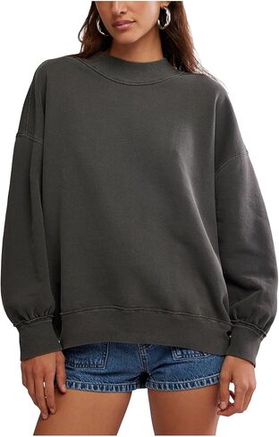 Free People,PALM SPRINGS TURTLE,Washed Black,X-Large in Saudi Arabia