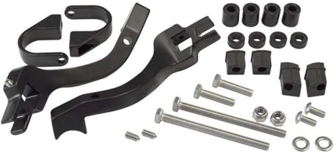PowerMadd Snowmobile Pro Taper Mount Kit for Sentinel and Fuzion Handguards 34457, Black in Saudi Arabia