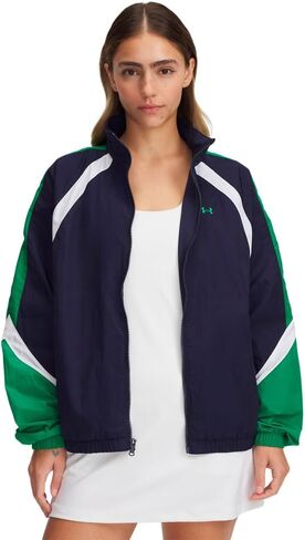 UA Icon Crinkle Track Jacket for Women by UnderArmour in Saudi Arabia