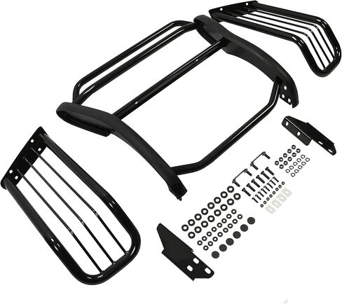 KUAFU Front Brush Guard Compatible with 2002-2005 Ford Explorer 4 Door Models Bull Bar Bumper Grille Grill Guard Impact Headlight Bumper Push Bar Steel Powder Coated Gloss Black in Saudi Arabia