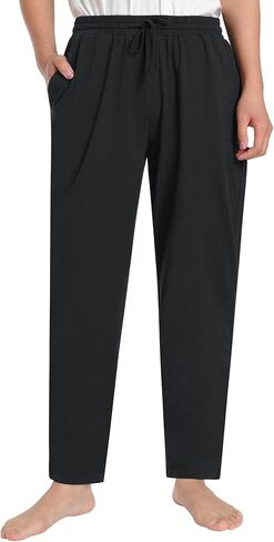 Latuza Women's Petite Lounge Pants Cotton Tapered Pajama Pants Petite Length in Saudi Arabia