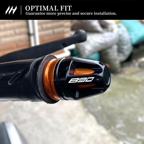 Motorcycle Handlebar End Caps For 890 SMT 890 Adventure 890 Adventure R 890 Duke 890 Duke R 890 Duke GP 7/8" Bars 17mm Diameter CNC Handlebars 890 smt adventure Accessories (Orange) in Saudi Arabia