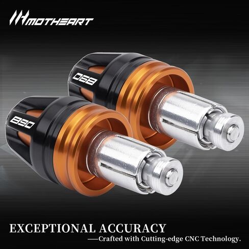 Motorcycle Handlebar End Caps For 890 SMT 890 Adventure 890 Adventure R 890 Duke 890 Duke R 890 Duke GP 7/8" Bars 17mm Diameter CNC Handlebars 890 smt adventure Accessories (Orange) in Saudi Arabia
