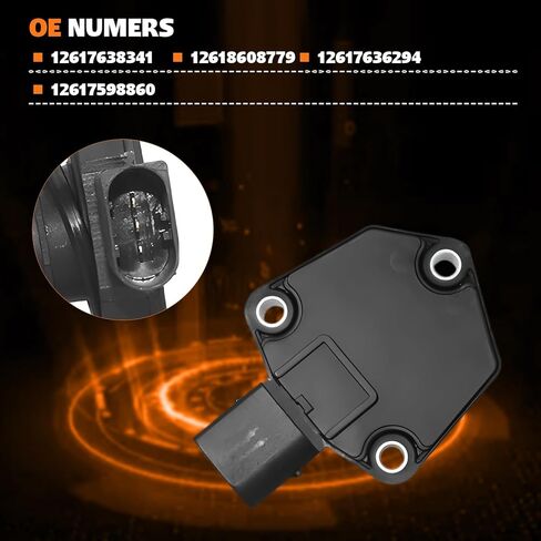 12617638341Oil Level Sensor for BMW X3 X4 X5 228i 320i 320i 335i 428i 435i 528i xDrive ActiveHybrid 3 M235i 2012-2018 Series 1 2 3 4 5, Replace 12618608779 12617636294 12617598860 in Saudi Arabia