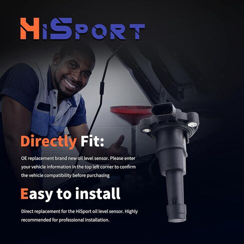 HiSport Engine Oil Level Sensor 03F907660D 03F907660E Compatible with Audi A3 A4 A5 A6 A8 Q3 S3 S8 Tt, Replacement for Volkswagen Arteon Atlas Beetle Golf Gti Jetta Passat Tiguan in Saudi Arabia