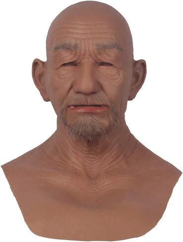 قناع وجه رجل عجوز واقعي للبالغين من الجنسين، قناع وجه من السيليكون للرجال in Kuwait