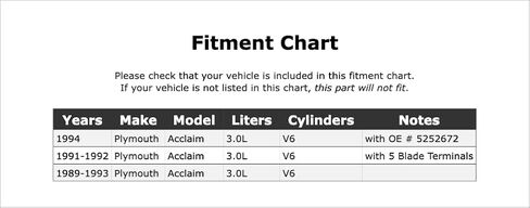 مرحل قابض تكييف الهواء متوافق مع بليموث أكليم 3.0L V6 1994 1993 1992 1991 1990 1989 P-4894300 in Kuwait