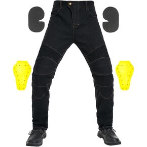 Motorcycle Pants for Unisex with 2 Knee & Hip Armor Protective Pad Elasic Outdoor Activities Motorcycle Riding Pants in Saudi Arabia