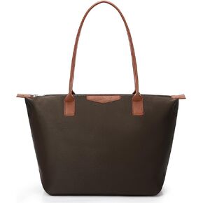 حقيبة كبيرة للنساء، محفظة بمقبض علوي من النايلون مع سحاب، حقيبة يد هوبو خفيفة الوزن وقابلة للطي in Kuwait