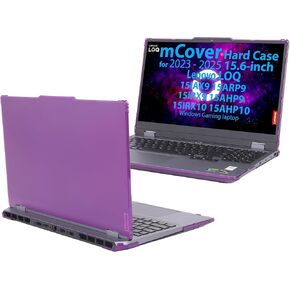 حافظة mCover متوافقة فقط مع أجهزة الكمبيوتر التي تعمل بنظام Windows 2023-2025 15.6 بوصة Lenovo LOQ 15IAX9 15ARP9 15IRX9 15AHP9 15IRX10 15AHP10 (ليست لطرز Lenovo الأخرى) - أسود in Kuwait