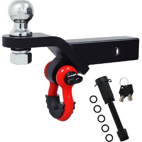 يتميز حامل كرة وصلة المقطورة بحلقة على شكل حرف D متوافقة مع جهاز استقبال وصلة وصل 2 بوصة، وصلة ربط كروية 2 بوصة ومجموعة وصلة ربط حمراء مقاس 3/4 بوصة مناسبة لشاحنات الالتقاط وسيارات الدفع الرباعي وسيارات السيدان والمركبات الأخرى (مع قفل) in Kuwait