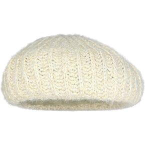 Cable Knit Beret Hats for Women Breathable and Structured Winter Hat Rugged Cotton Blend Slouchy Beanie French Style in Kuwait