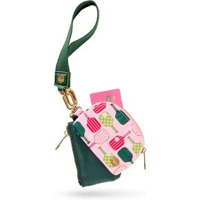 The Darling Effect Dynamic Duo Pouch Wristlet – Double Zippered Wristlet with Two Compartments – Stylish Hands-Free Wrist Strap Wallet for Errands, Travel & Night Out Essentials, Sage in Saudi Arabia