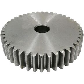 Spur Gear 1M44/45/46/47/48/49/50/51T Hole 6/8mm 45#carbon Steel Height 10mm 1Pcs(17 Teeth) in Kuwait