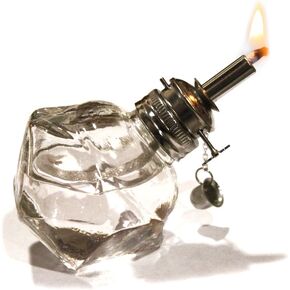 مصباح كحول هوك بفتيل قابل للتعديل | هيكل معدني من النيكل المقاوم للصدأ | فتيل قطني قابل للتعديل مقاس 0.25 بوصة | غطاء مدمج | رائع للتعقيم والتدفئة وتفاعلات الاحتراق في المختبر in Kuwait