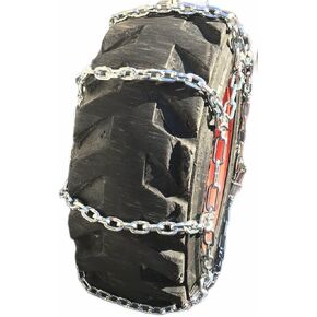 TireChain.com 27X8.50-15 ForkLift 5.5mm Square Tire Chains with Cams, priced per pair in Kuwait