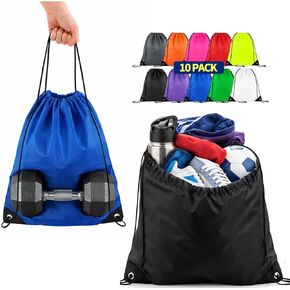 Drawstring Bags Bulk, 60Pcs Durable Cinch Sackpack Gym Bags for Women & Men, 12 Colors, Customizable for Gifts, School, Work & Homeless Care Kits in Saudi Arabia
