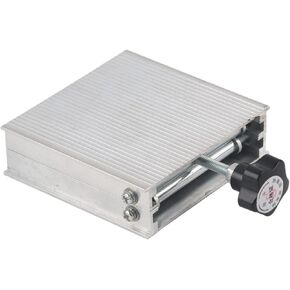 100x100mm Aluminum Alloy Manual Fine Adjustment Laboratory Lifting Table, Laboratory Lifting Stand Rack, Phenolic Plastic Handle with Linear Stripe Table, for Physical in Kuwait