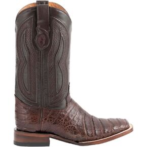 حذاء Ferrini الرجالي Caiman Belly Western Boot بمقدمة مربعة واسعة - 12493-09 in Kuwait
