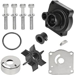 Water Pump Impeller Repair Kit Compatible with Yamaha Outboard F25 25 30HP Motors 4 Stroke C30 Two Stroke Replacement for 61N-W0078-10-00 61N-W0078-11-00 Serria 18-343 in Kuwait