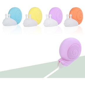 M&G 4Pcs Cute Snail-Shaped White Correction Tapes, 19.7Ft Mini Smooth White Pull Out Tape, Clean Tear-Resistant Applicator Easy to Use for School Office Supplies (6M Each) in Saudi Arabia