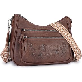 حقائب كروس من MEITRUE للنساء من الجلد النباتي، محفظة هوبو متوسطة الحجم in Kuwait