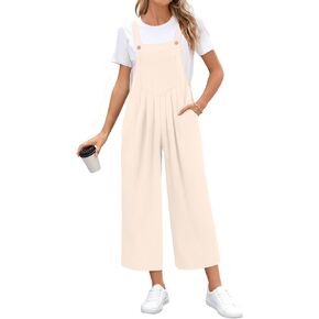 ملابس فضفاضة للنساء من syoss، بذلة بأشرطة قابلة للتعديل، رومبير مريح للسيدات مع جيوب in Kuwait