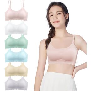 حمالة صدر تدريب للفتيات المراهقات من Phennie بدون خياطة بدون علامة بدون عرض مع حشوة قابلة للإزالة للمراهقين من عمر 8 إلى 16 عامًا in Kuwait