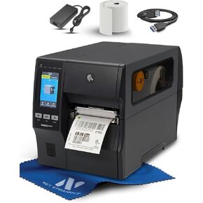 طابعة الملصقات الصناعية ZT411 | تسمية الباركود | ملصقات الشحن النقل الحراري | 4 بوصة 203 ديسيبل متوحد الخواص | 14 IPS سرعة عالية | إيثرنت USB بلوتوث | إطار معدني | ZT41142-T010000Z in Kuwait